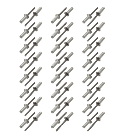 Unique Bargains 5mmx18mm Aluminum Countersunk Head Closed End Blind Rivets Fastener 50Pcs