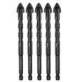 thumbnail image 1 of Unique Bargains 5pack Masonry Drill Bits, 12mm Concrete Drill Bit 1/4' Hex Shank Ceramic Drill Bit, 1 of 6