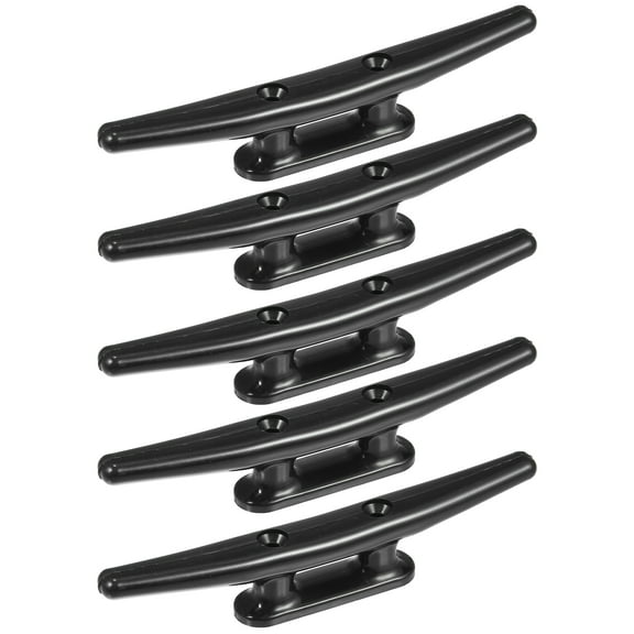 Unique Bargains 5pcs 8 Inch Universal Plastic Boat Dock Cleat Rope Cleats for Kayak Marine Boat Ship 200mm