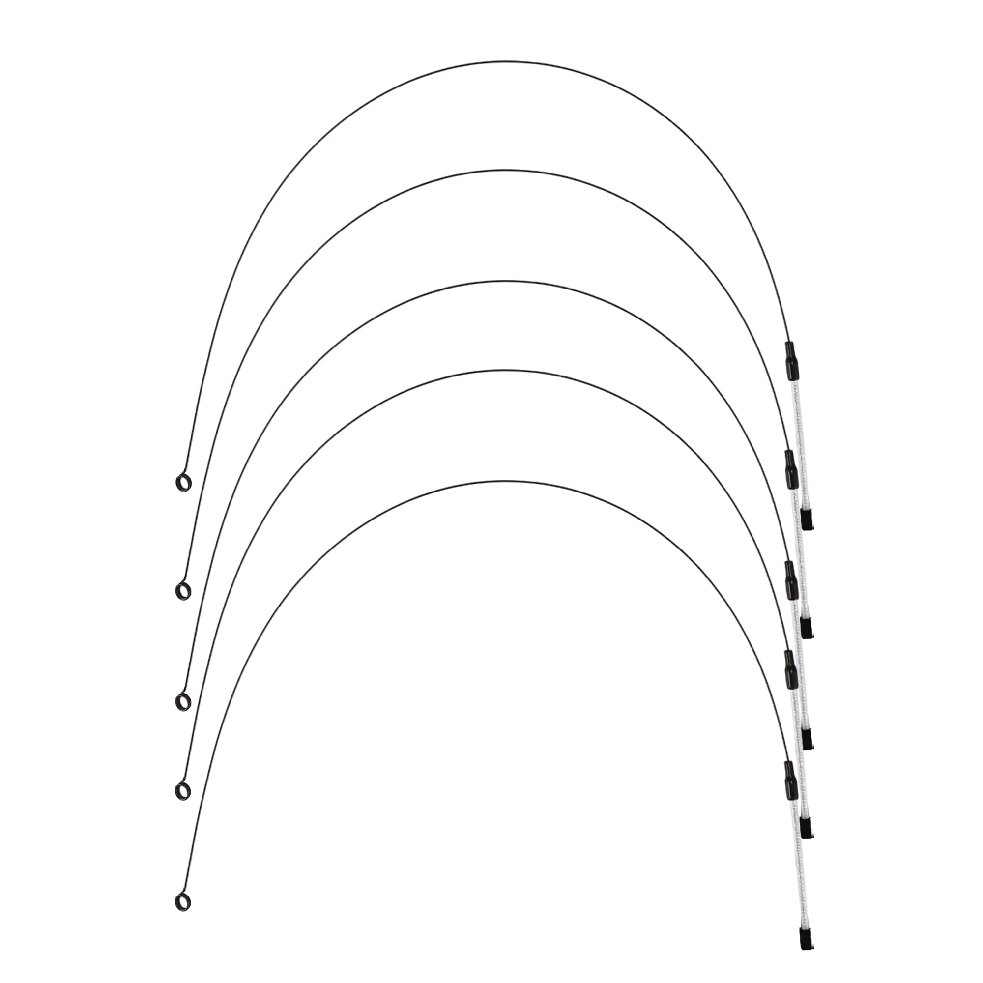 Unique Bargains 5Pcs Cat Plaything Replacement Rod White