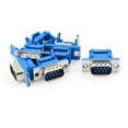 thumbnail image 1 of Unique Bargains 5pcs D-SUB DB9 9 Pin Male Flat Ribbon Cable IDC Type Crimp Connector Adapter, 1 of 2