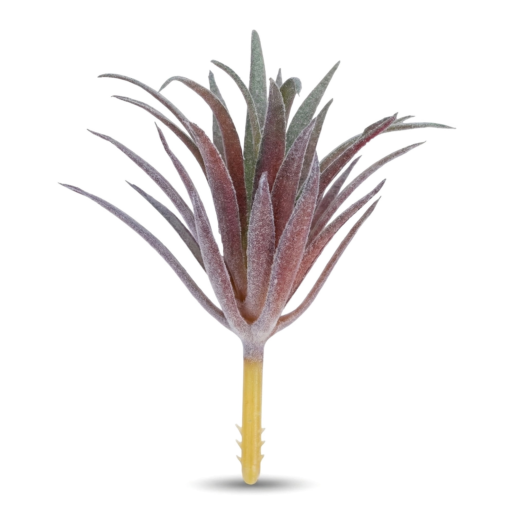 Unique Bargains 5pcs Flocked Artificial Sword Grass Light Purple 9.5"