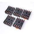 thumbnail image 1 of Unique Bargains 5pcs PF083A 8 Pins Screw Terminals Power Relay Socket Base for MK2P-I JTX-2C, 1 of 2