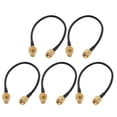 thumbnail image 1 of Unique Bargains 5pcs RG174 Antenna Extension Cable SMA Male to Female Connector 20cm Long, 1 of 4