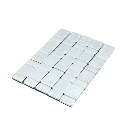 5pcs Silver Tone Auto Car Self Adhesive Tape Tire Wheel Balancing Weight Strip