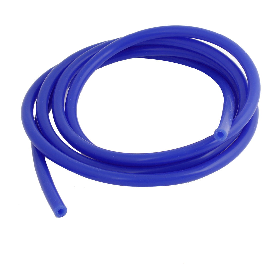 Unique Bargains 6.5Ft Long 4mm Inner Dia Auto Blue Silicone Air Line Hose  Tube Pipe 