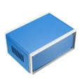 thumbnail image 1 of Unique Bargains 6.69" x 5.12" x 3.31" Electronic Iron DIY Junction Box Enclosure Case Blue, 1 of 4