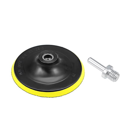Unique Bargains 6" Dia M14 Drill Adapter Hook and Loop Backing Pad 1 Pack