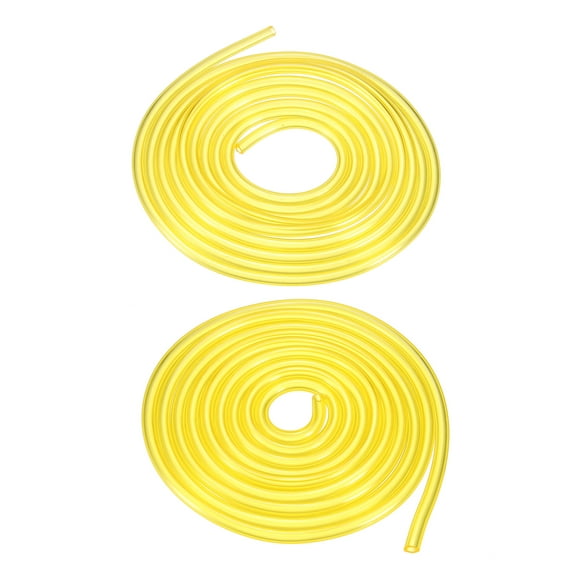 Unique Bargains 6 Ft Petrol Fuel Line Hose 2 Size Soft Pipeline for Common 2 Cycle Small Engine Chainsaw