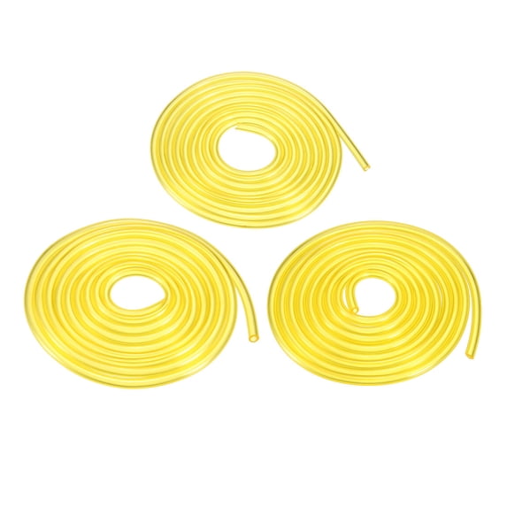 Unique Bargains 6 Ft Petrol Fuel Line Hose 3 Size Soft Pipeline for Common 2 Cycle Small Engine Chainsaw 1 Set