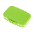 thumbnail image 1 of Unique Bargains 6 Grids Single Layer Pill Box for Travel 1 Pc Light Green, 1 of 6