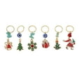 thumbnail image 1 of Unique Bargains 6 Hair Ring Pendants Christmas Elements Dreadlock Hair Clips Colorful, 1 of 5