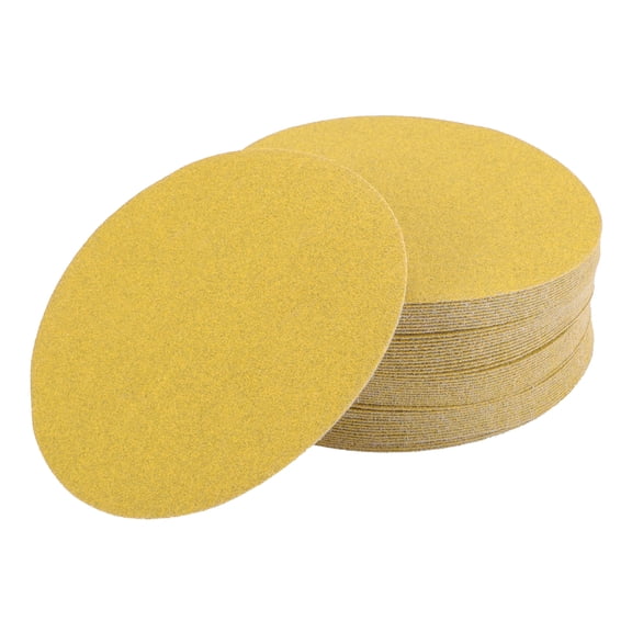 Unique Bargains 6 Inch Sanding Discs Round Hook and Loop Sandpaper- 50 PCS ["100"]