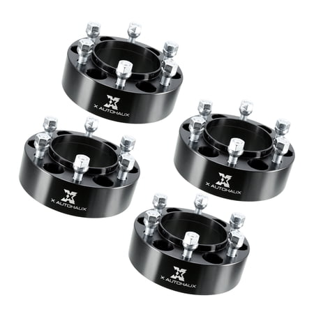 Unique Bargains 6 Lug 6x5.5" 2" Thickness Wheel Spacer Adapter Black for Lexus for Toyota