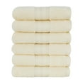 thumbnail image 1 of Unique Bargains 6-Pack 100% Cotton Absorbent Bathroom Towel Beige, 1 of 8