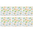 thumbnail image 1 of Unique Bargains 6 Pack Kitchen Towels Absorbent Reusable Cleaning Cloth Floret, 1 of 7