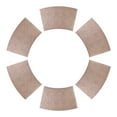 thumbnail image 1 of Unique Bargains 6 Pack Place Mats Faux Leather Placemat for Dining Table Champagne 20x12in, 1 of 7