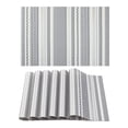 thumbnail image 1 of Unique Bargains 6 Pack Placemat for Dining Table Decor Washable Table Placemats Black, 1 of 7
