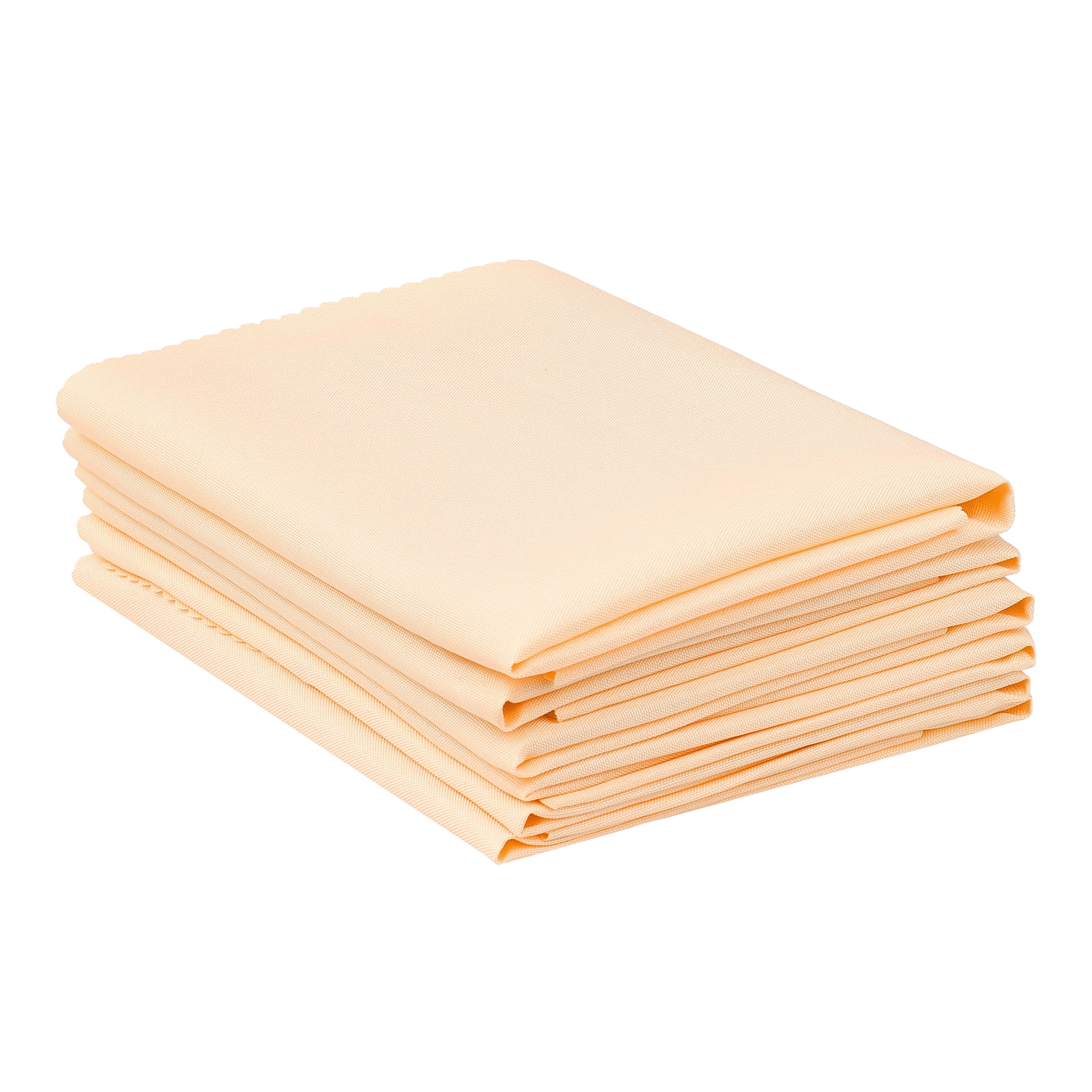 Unique Bargains 6 Pack Polyester Great Napkin Choice for Wedding Restaurant Dinner Banquet Champagne