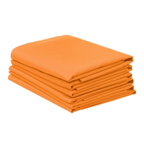 Unique Bargains 6 Pack Polyester Great Napkin Choice for Wedding Restaurant Dinner Banquet Orange