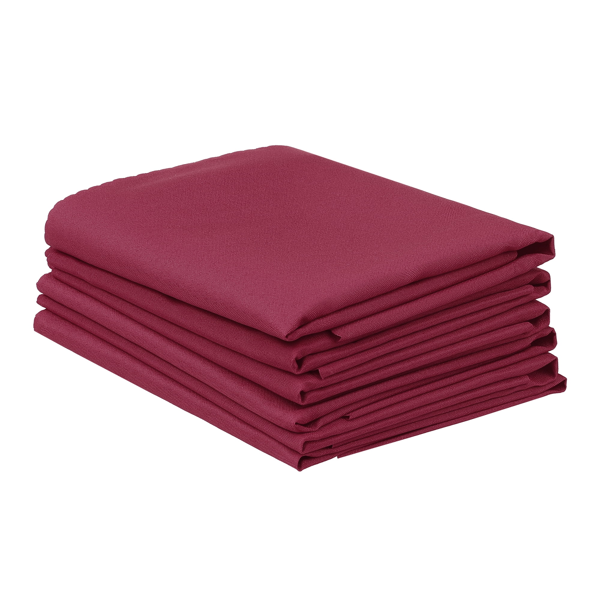 Unique Bargains 6 Pack Polyester Great Napkin Choice for Wedding Restaurant Dinner Banquet Wine Red