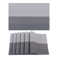 thumbnail image 1 of Unique Bargains 6 Pack Rectangle Placemat for Dining Table Decor Wipeable Table Mat Coffee, 1 of 7