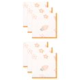 thumbnail image 1 of Unique Bargains 6 Pack Reusable Cute Pattern Quick Dry Dish Cloths Orange 12" x 12", 1 of 8