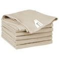 thumbnail image 1 of Unique Bargains 6 Pack Reuseable Cleaning Cloths Cotton Waffle Weave Kitchen Towels Khaki, 1 of 7