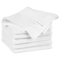 Unique Bargains 6 Pack Reuseable Cleaning Cloths Cotton Waffle Weave Kitchen Towels White