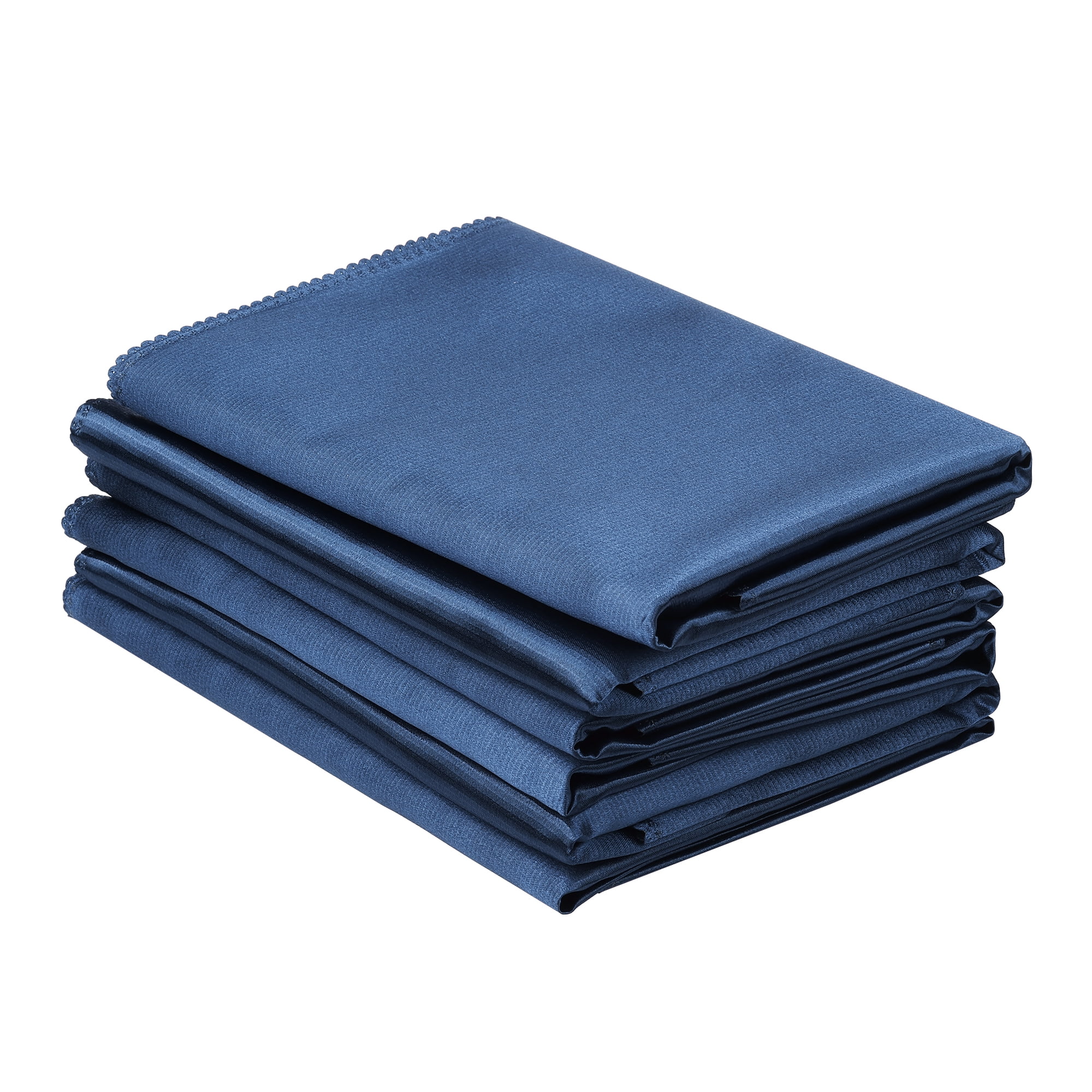 Unique Bargains 6 Pack Sateen Napkins Great Napkins for Restaurant Wedding Banquet Blue