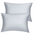 thumbnail image 1 of Unique Bargains 6 Pack Satin Pillowcase with Zipper, Queen, Silver, 1 of 8