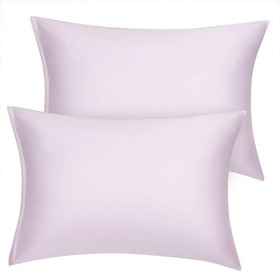 Unique Bargains 6 Pack Satin Pillowcase with Zipper, Travel, Lavender Gray