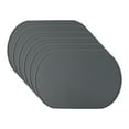 thumbnail image 1 of Unique Bargains 6 Pack Silicone Placemats for Kitchen Dining Table Decor Dark Gray, 1 of 7