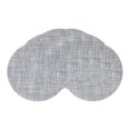 thumbnail image 1 of Unique Bargains 6 Packs Round Placemats for Kitchen Dining Table Decor Gray 14x14in, 1 of 7