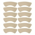thumbnail image 1 of Unique Bargains 6 Pair Heel Pads Fan-shaped Heel Pads for Shoes Beige, 1 of 6