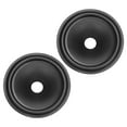 thumbnail image 1 of Unique Bargains 6" Paper Speaker Cone Subwoofer Cones Drum Paper 1" Voice Coil Diameter with Rubber Surround 2 Pcs, 1 of 3
