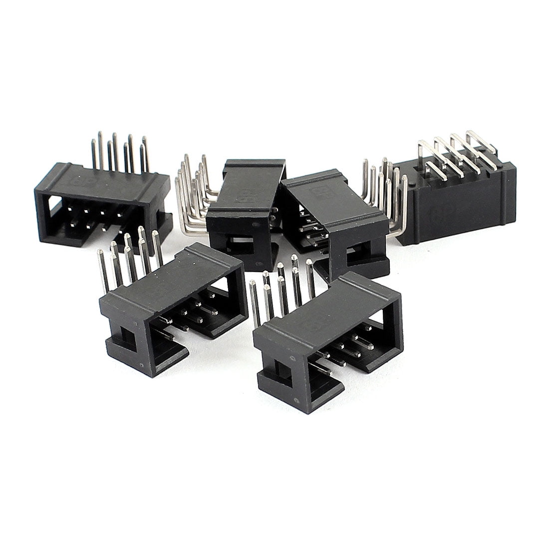 イデー④ Unique Bargains 6 Pcs 2x4 Pin 8P 90 Degree PCB Mounting