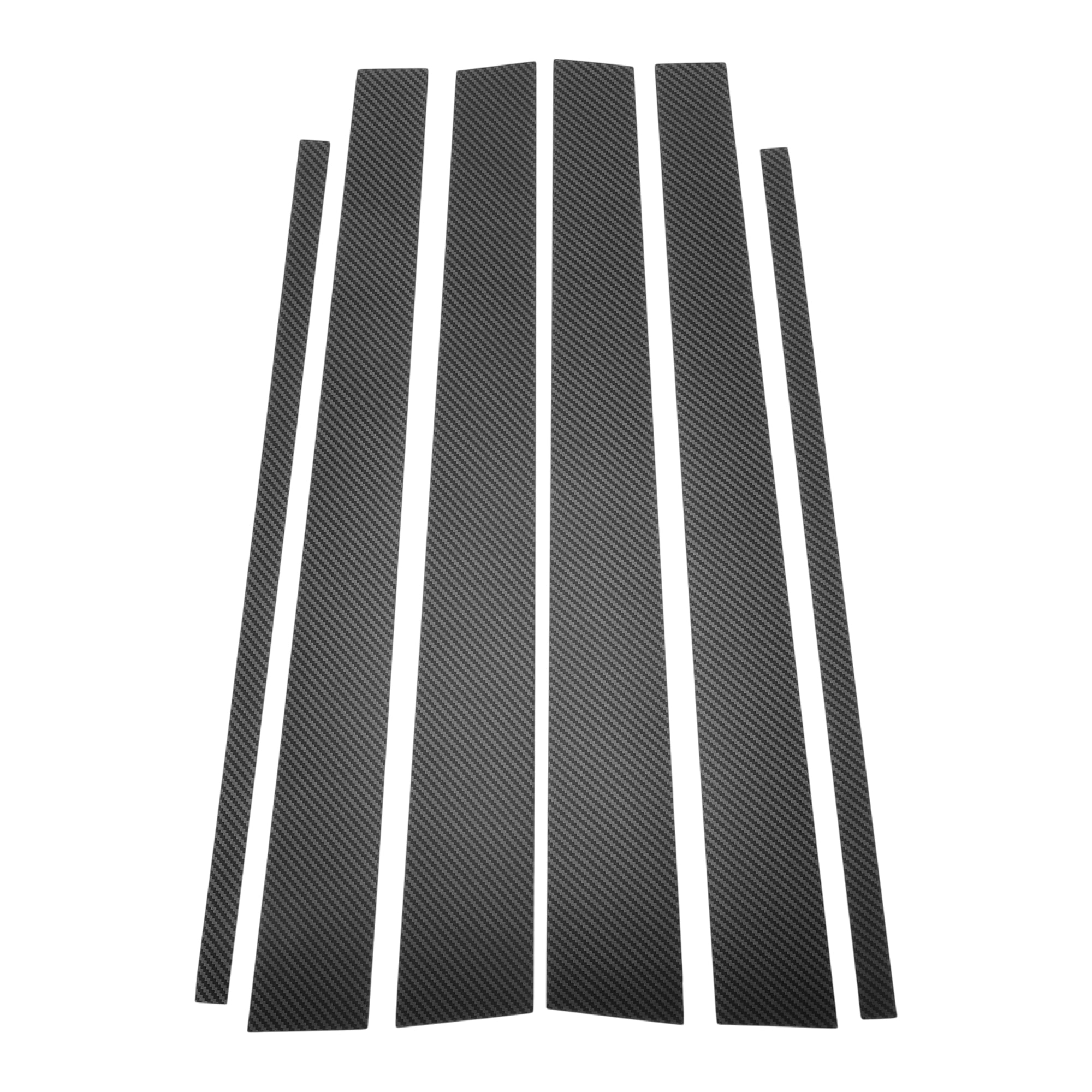 Unique Bargains 6 Pcs Car Door Pillar Window Trim for Toyota 4Runner 1996-2002 Black