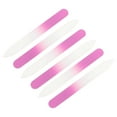 thumbnail image 1 of Unique Bargains 6 Pcs Colorful Glass Multifunctional Nail File Manicure Tool Small Rose Red, 1 of 7