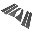thumbnail image 1 of Unique Bargains 6 Pcs Door Pillar Window Trim for Honda Civic 22-24 Carbon Fiber Pattern Black, 1 of 8