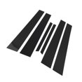 thumbnail image 1 of Unique Bargains 6 Pcs Door Pillar Window Trim for Mercedes S-Clas 2007-2013 Front Rear Left Right Anti Scratch Sticker Pillar Posts Door Outer Exterior Cover Black, 1 of 7