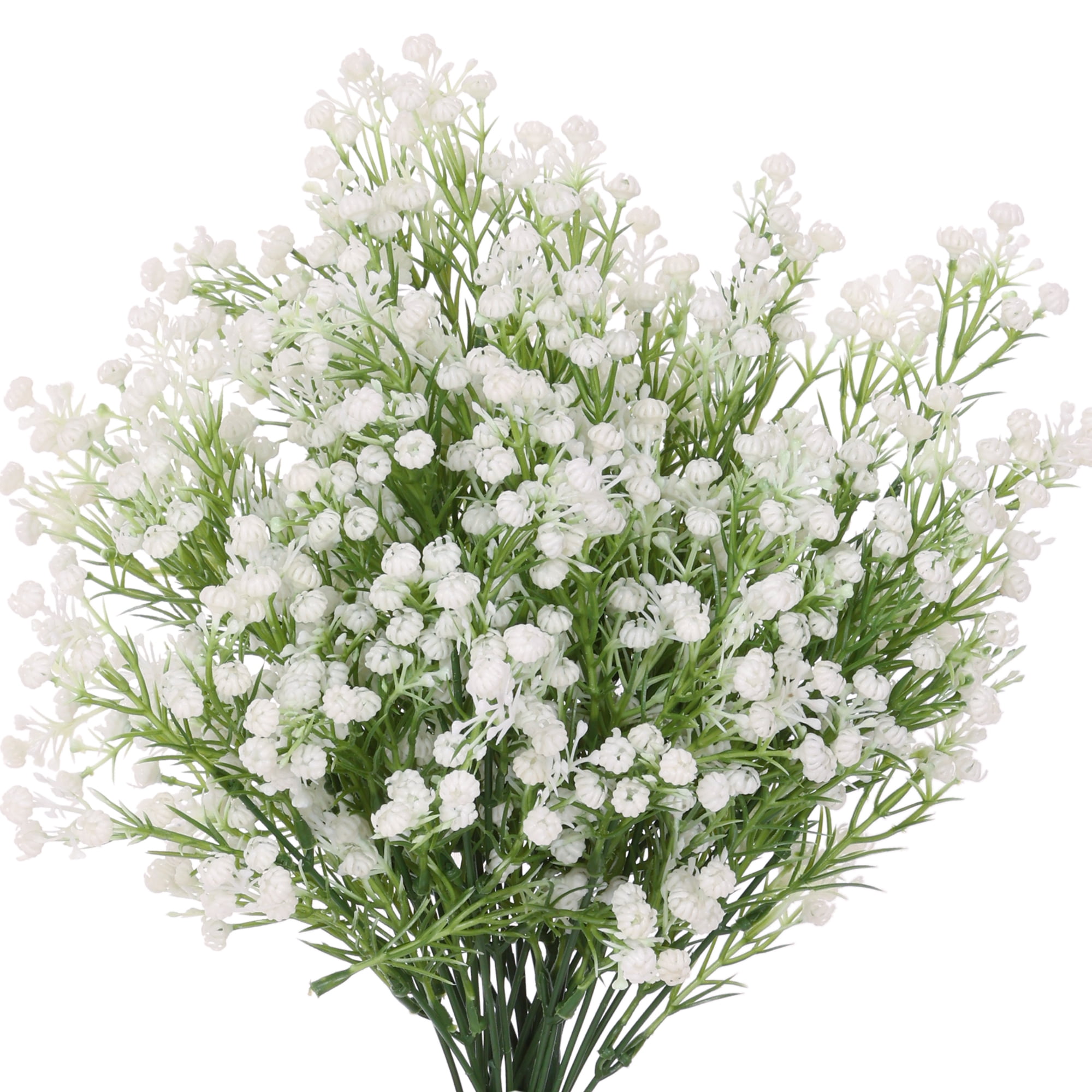 Unique Bargains 6 Pcs Fake Baby's Breath Bouquets Faux Artificial