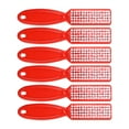 thumbnail image 1 of Unique Bargains 6 Pcs Fingernail Cleaner Nail Brush Fingernail Cleaning Tools Manicure Brush with Plastic Handle Red, 1 of 8