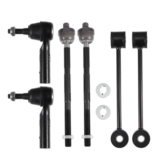 6 Pcs Front Sway Bar Links Tie Rod Ends for Jeep Commander 2006-2010 for Jeep Grand Cherokee 2005-2010
