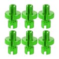 thumbnail image 1 of Unique Bargains 6 Pcs M10 Brake Clutch Cable Line Adjuster Screw for Motorcycle Aluminum Alloy Green, 1 of 6