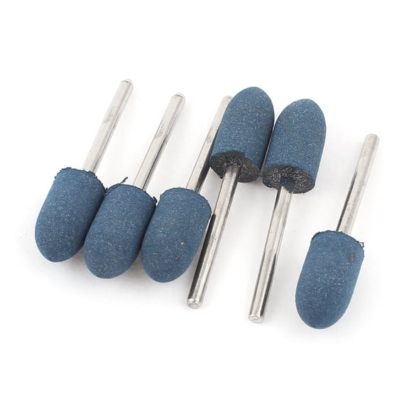 Unique Bargains 6 Pcs Rubber Cone Polishing Mounted Point Rotary Tool 10mm x 3mm