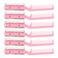 thumbnail image 1 of Unique Bargains 6 Pcs Split Ends Dual Edge Razor Comb Hair Trimmer Hair Thinning Comb Pink, 1 of 8