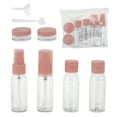 thumbnail image 1 of Unique Bargains 6 Pcs Travel Container Set Portable Travel Bottles Set Pink, 1 of 6
