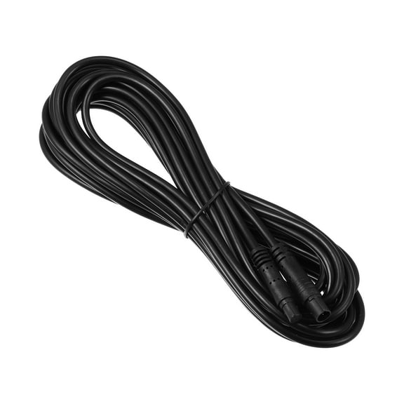Unique Bargains 6 Pin 19.69ft 600cm Backup Camera Extension Cable Dash Camera Cord Wires Car Rear View Camera