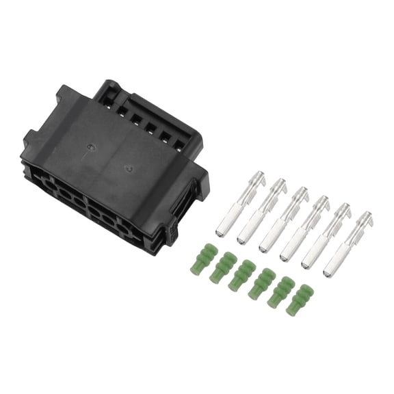 Unique Bargains 6 Pin Blind Spot Sensor Connector Plug Waterproof Female Wire Terminal Connector for Mercedes-Benz 1 Set